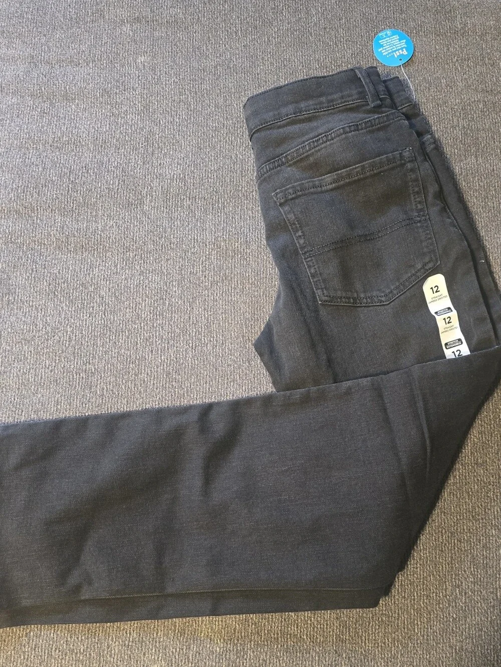 Childrens Place BOYS Black Straight-Leg Jeans
